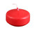 Red Floating Candle Tub  Red Floating Candle Tub