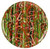 Snow White Plastic Round Tray With Christmas Candy Design Of 13.5\\\\\\\"
