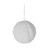 White Fur With Glitter Ball  (120mm) 