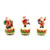 Christmas Santa Enamelled Musical Figurine Collectibles (3 Assorted Designs)
