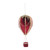 Burgundy and Pink Hot Air Balloon Hanging Decoration (28cm) 