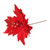 Red Velvet Poinsettia with Glitter Edge (Dia28cm)