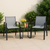 3 Piece Essential Black & Grey Coffee Set