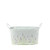 Zinc Oval Trough Lavender Print (H12 x L22cm)