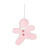 Pink Gingerbread Man Hanging Decoration (15cm)