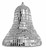 Mirror Hanging Bell Decoration (12cm)