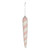Pink and White Icicle Hanging Decoration (20cm)