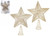 Champagne Large Star Tree Topper (Assorted)
