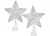 Silver Large Star Tree Topper (Assorted)