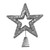 Silver Glitter Star Tree Topper