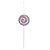 Lollipop with Swirl Hanging Decoration - Purple - H31cm Lollipop with Swirl Hanging Decoration - Purple - H31cm