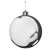 Silver Shiny Shatterproof Bauble (40cm)