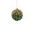 Small Bead Encrusted Bauble - Gold & Green  Small Bead Encrusted Bauble - Gold & Green