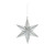 Mirror Star Hanging  Decoration - Silver (12cm) Mirror Star Hanging  Decoration - Silver (12cm)