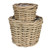 Natural Cane Cylinder Basket (Set of 2) Natural Cane Cylinder Basket (Set of 2)