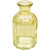 Yellow Flora Bottle Glass Vase (10.5cm)