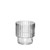 Clear Wide Ribbed Glass Vase (15cm) Clear Wide Ribbed Glass Vase (15cm)