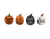 Slogan Pumpkin Ornament (Assorted)