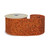 Wired Edge Orange Glitter Ribbon (63mm x 10 Yards) 