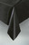 Black Rectangle Plastic Table Cover (54 x 108 Inch)