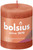 Earthy Orange Bolsius Rustic Shine Pillar Candle (80mm x 68mm)  Earthy Orange Bolsius Rustic Shine Pillar Candle (80mm x 68mm)