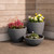 Ash Grey Valencia Planter 