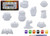 Paint Your Own Halloween Decorations (10 Pack)
