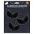 Pack of 3 Halloween Paper Bat Decorations