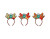 Glitter Antler Headband with Bow (Assorted Designs)