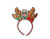 Glitter Antler Headband with Bow (Assorted Designs)