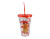 Christmas Cup With Twist Straw (Assorted Designs)