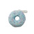 Light Blue Glitter Donut Hanging Decoration (15cm)