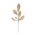 Cream Cosy Furry Leaf Spray (56cm)
