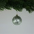 Crackle Green Baubles (8cm)