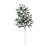 Dark Green Glitter Leaf Spray (60cm)