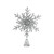 Snowflake Tree Topper - Silver (35cm)