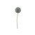 Silver Glitter Tinsel Ball Pick (20cm)