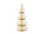Metallic Christmas Tree Candle (Assorted)