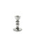 Thea Candlestick - Electroplate Silver Glass (11cm)