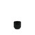 Glossy Black Hortus Tokyo Pot (13x12cm)