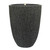 Black Ribbed Stone Look Water Fountain (57cm)