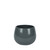 Hortus Glossy Grey London Pot (12cm H x 13cm Dia)