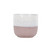 Hortus Pink & White Bordeaux Stoneware Pot (20cm H x 22cm Dia)