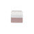 Hortus Pink & White Bordeaux Stoneware Cube (12.5cm H x 12.5cm W)