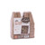 6cm Square Brown Fibre Pots (x20)