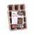 4cm Square Brown Fibre Pots (x36)