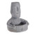 Easter Island Light Grey Planter with Bowl