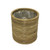 Hortus Round Stripe Pot (14cm H)