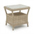 5 Piece Beige Recliner Outdoor Rattan Chair & Table Set