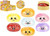 Pastel Glitter Bao Dumpling in Basket (8.5cm) (Assorted Designs)